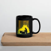 NS-871 Black Glossy Mug Front View